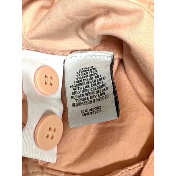 Sanctuary  Button Cuffed Pants Coral size 29 - Picture 10 of 10